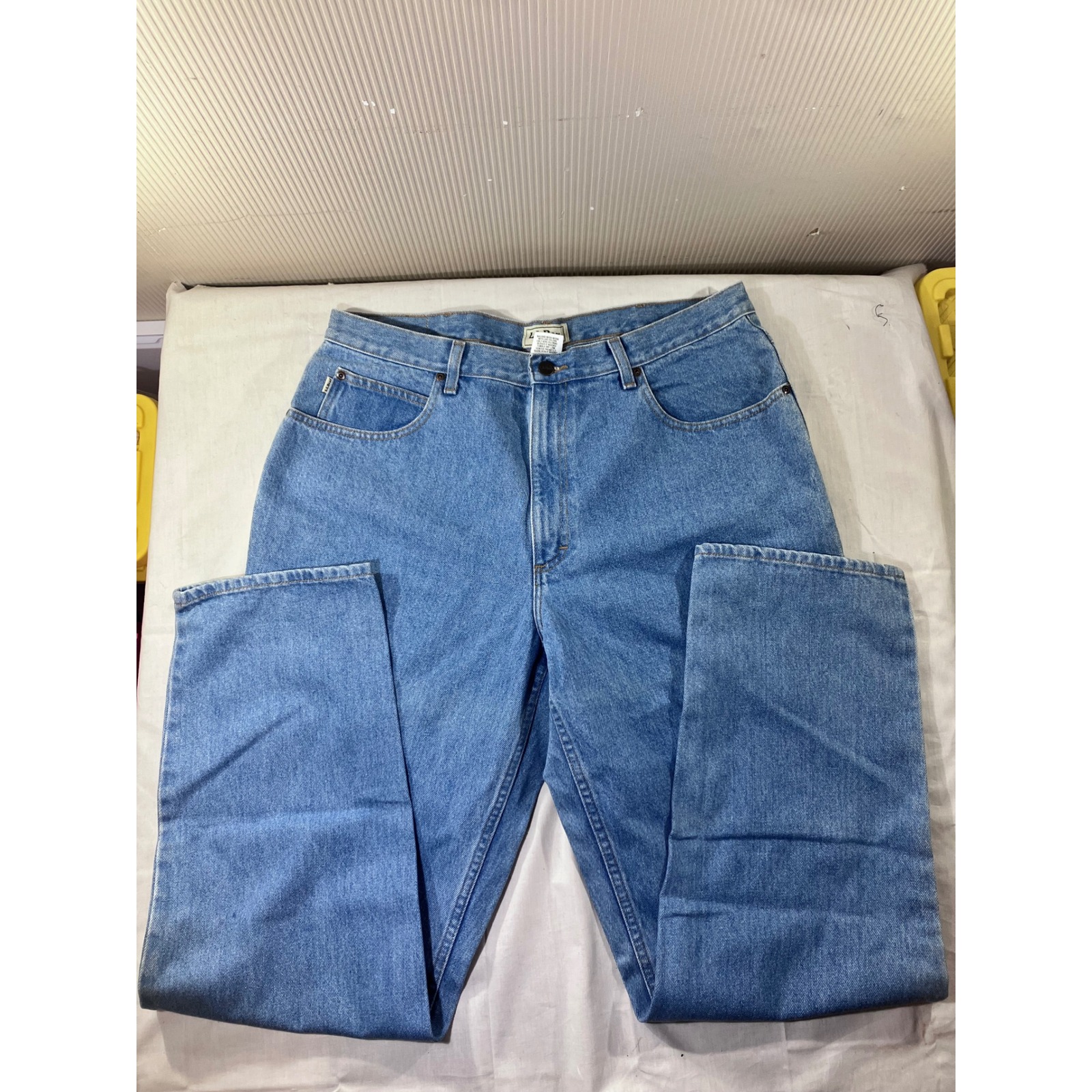 Nwt Ll. Bean Mens Relaxed Fit Jeans Blue Denim Cotton 38x34
